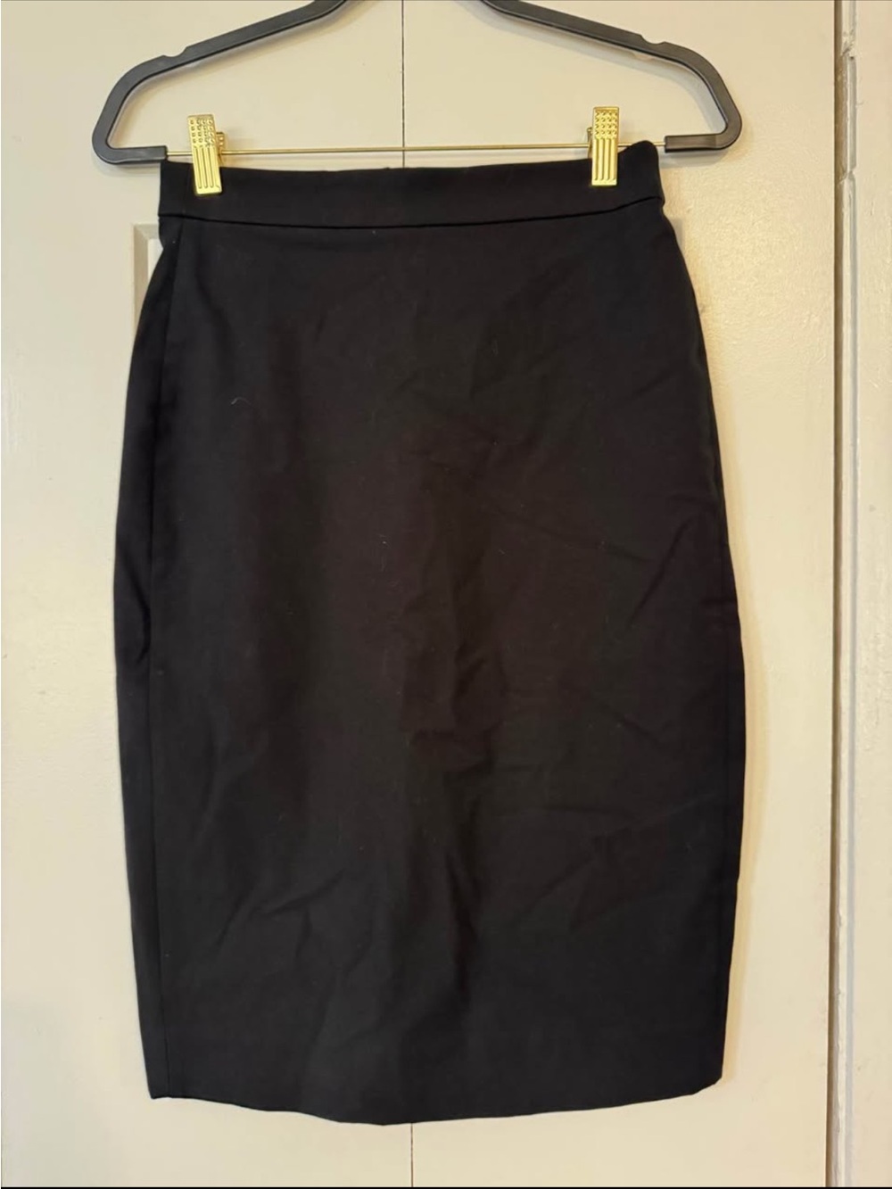 J. Crew Slim Black Pencil Skirt